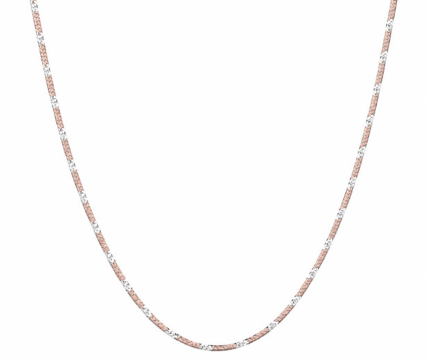 Ланцюжок снейк rose — срібло 925, рожева позолота