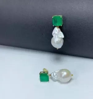 Сережки Перлина барокова pu515211128Bp90