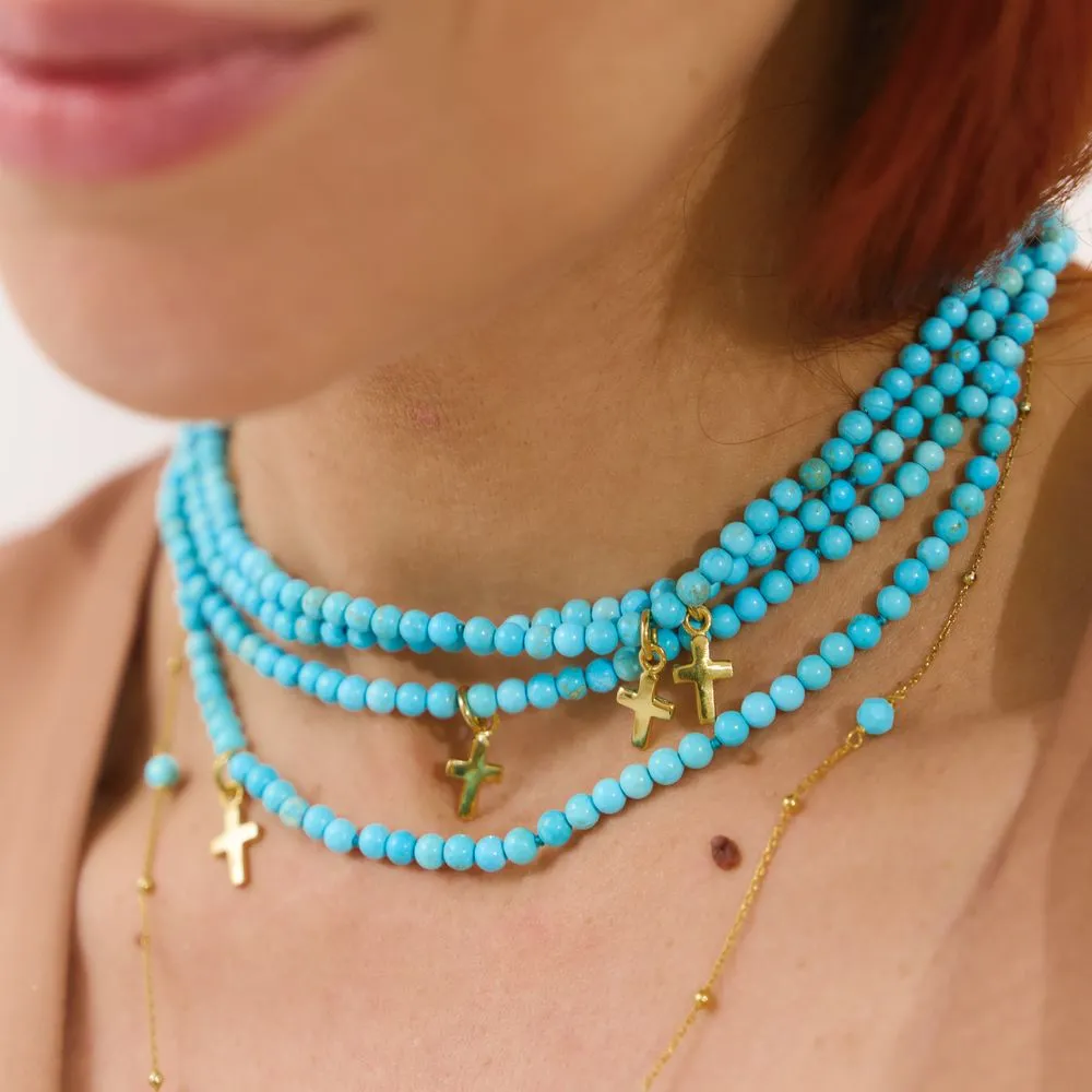 Чокери AVE GEMS — срібло з натуральним камінням